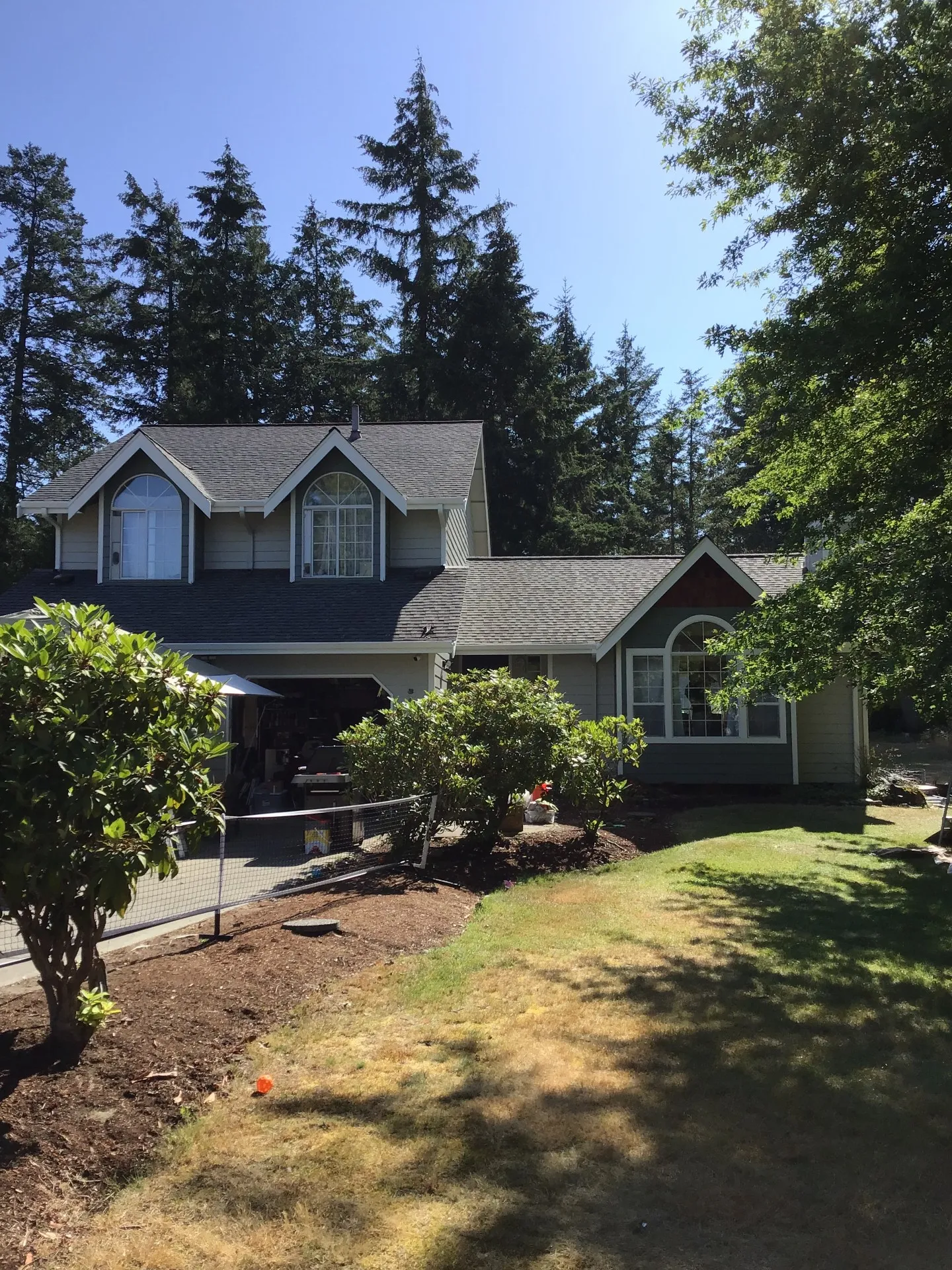 exterior house after